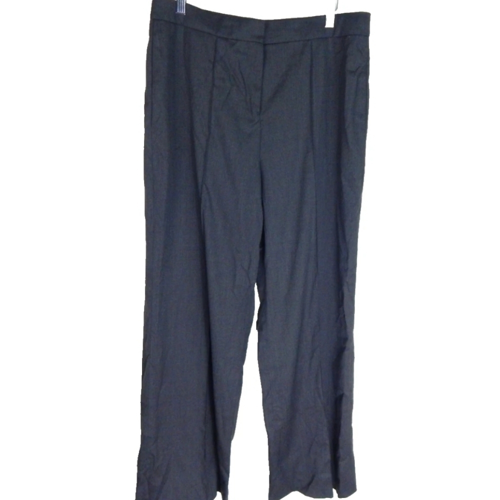 Yves Saint Laurent Wool Wide Leg Trousers